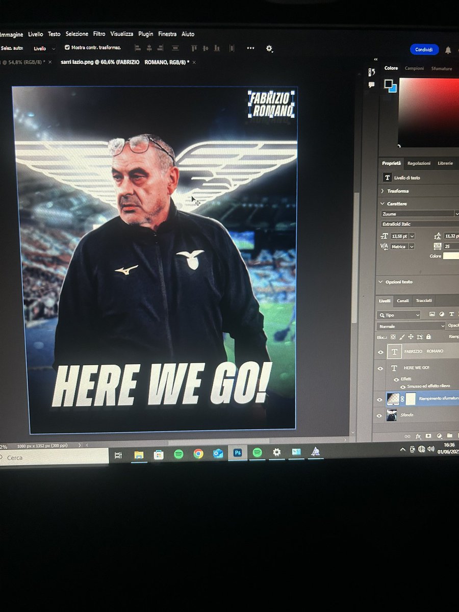 Fc_Graphics_'s tweet image. Work for @FabrizioRomano .
#Sarri to #Lazio, HERE WE GO!