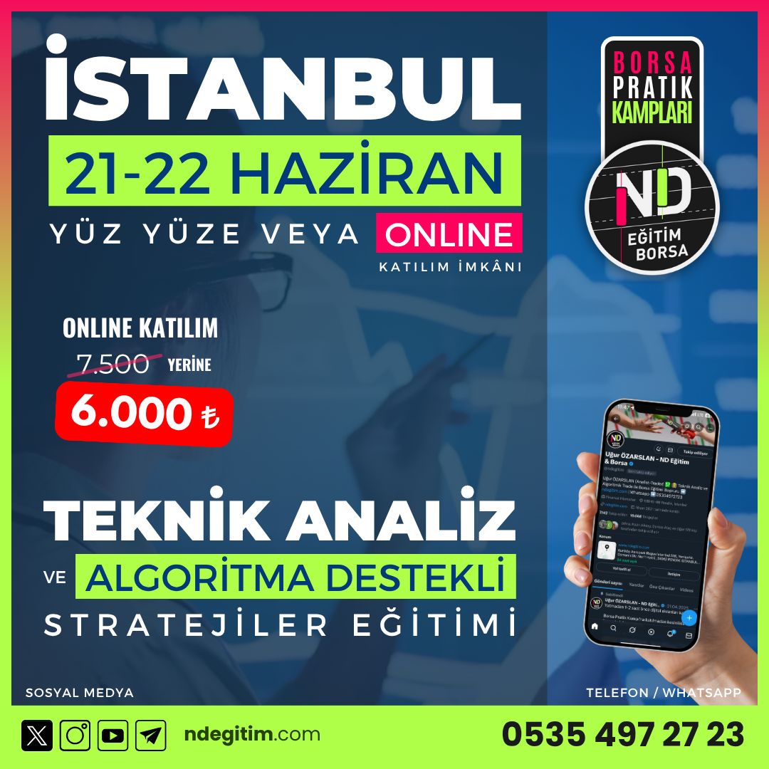 📌 Hiç düşündünüz mü...

Hangi hisseyi almalıyım?

Nerede alıp nerede satmalıyım?

Hangi indikatör bana doğru sinyali verecek?

Herkes kazanırken ben neden kaybediyorum?

💡 Eğer bu sorular size tanıdık geliyorsa, artık yalnız değilsiniz.

21-22 Haziran’da İstanbul’da