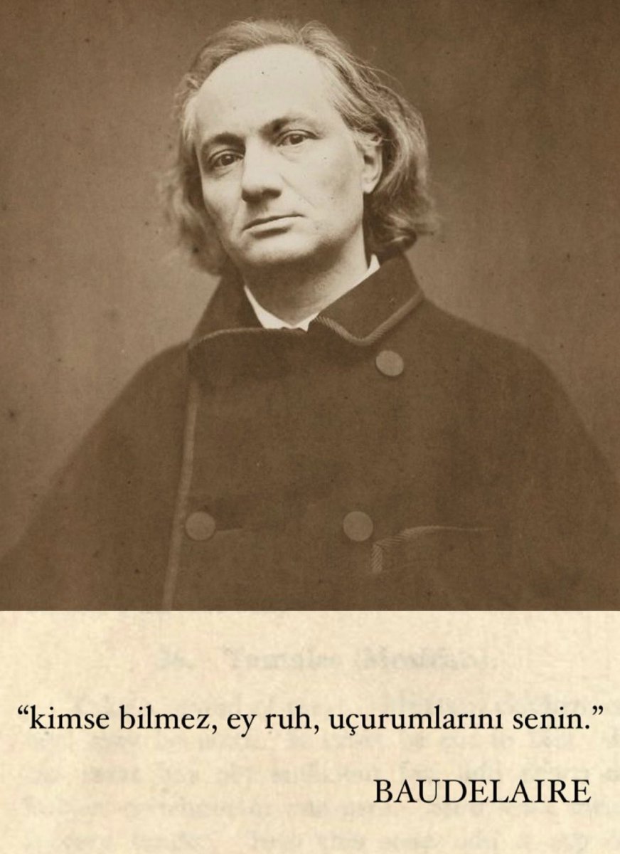 onurbayazit_'s tweet image. “kimse bilmez, ey ruh, uçurumlarını senin.”
homme, nul n’a sondé le fond de tes abîmes
— charles baudelaire / l’homme et la mer, les fleurs du mal.