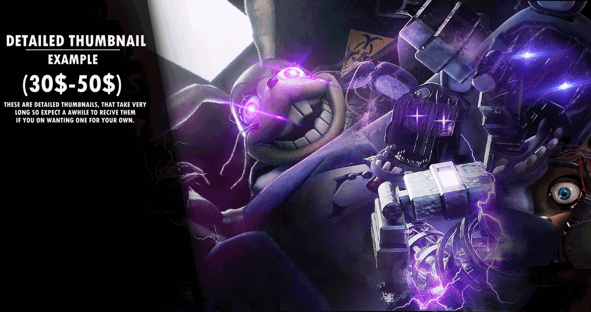 OPENING COMMISSIONS!!!
- Extra information below -
Never tried this before =3?
#FNAFMovie #TADC #DeadbyDaylight 
#arcane 
See you next time!!! =3
#FNAFMovie #TADC