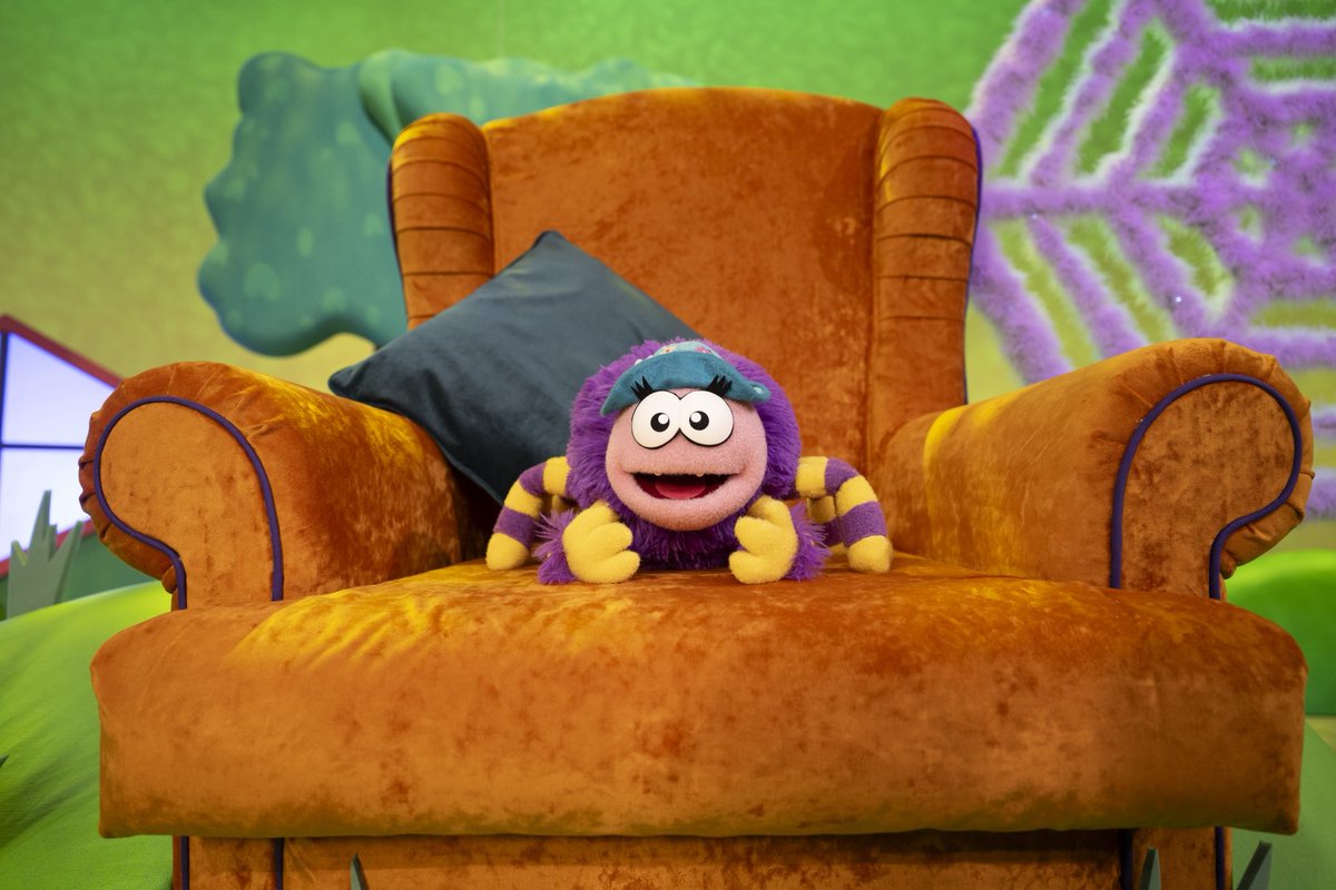 thatlaurabacon's tweet photo. Excited that I can finally share this - Playtime Towers on @CBeebiesHQ will officially launch on 16th June! I play Tincy the spider who speaks in full ✨SUFFOLK✨ accent and I couldn’t be prouder to represent my home county 🥹 🕷️ #bbc #suffolk #puppeteer #cbeebies https://t.co/locPeEe0yE