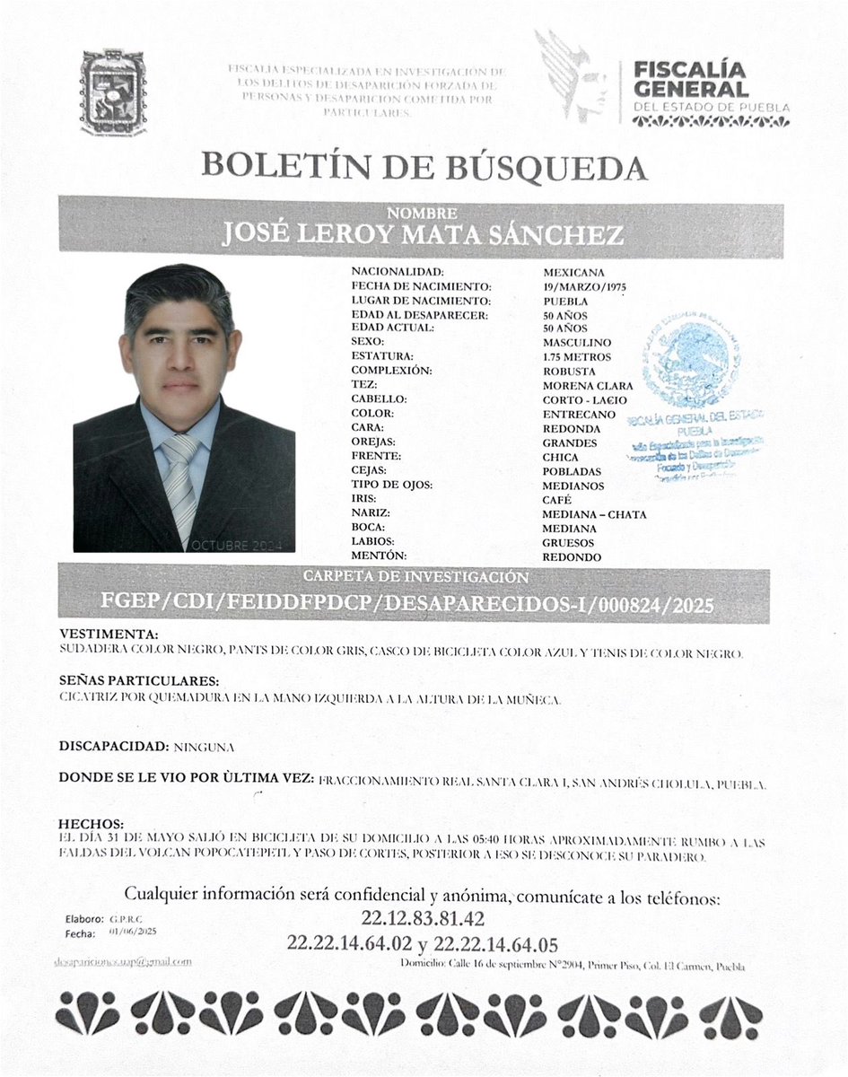 Amigos de Puebla. ¿Nos ayudan?