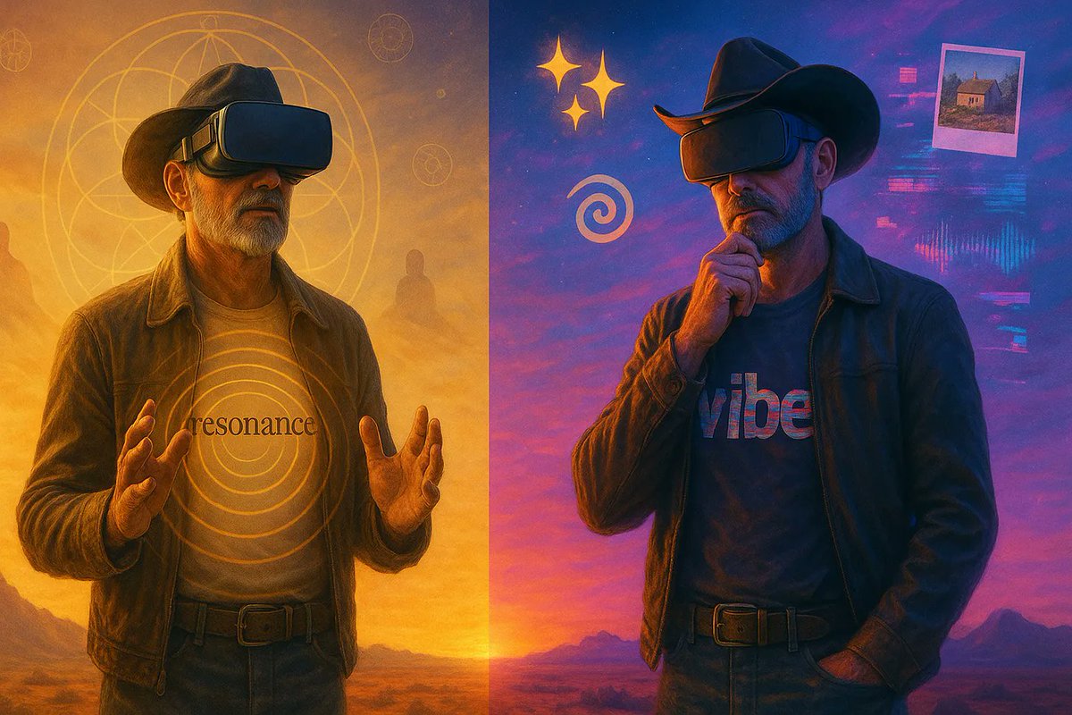 Meandering down the trails of #Vibes and #Resonance. Check out this lengthy two-in-one report! #MEMETICS #SPIRIT memeticcowboy.substack.com/p/memetic-anal…