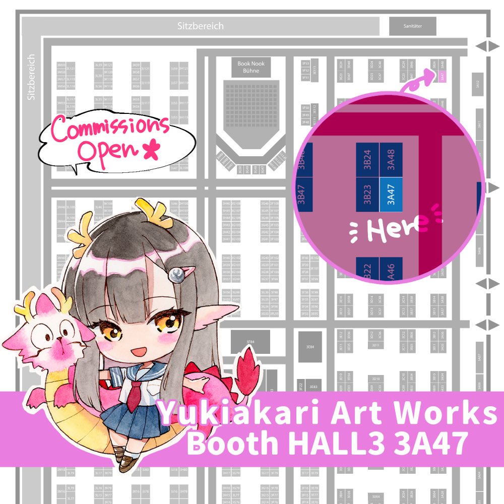 I’ll be at @dokomi_expo at Düsseldorf on 6–8 June 2025!

📍Booth No. 3A47 in Hall 3

I’ll have original watercolour pieces, art books, posters and more for sale.
I’m also open for commissions — just drop by my booth for the details.
Hope to see you there! 

#artistsofdokomi2025