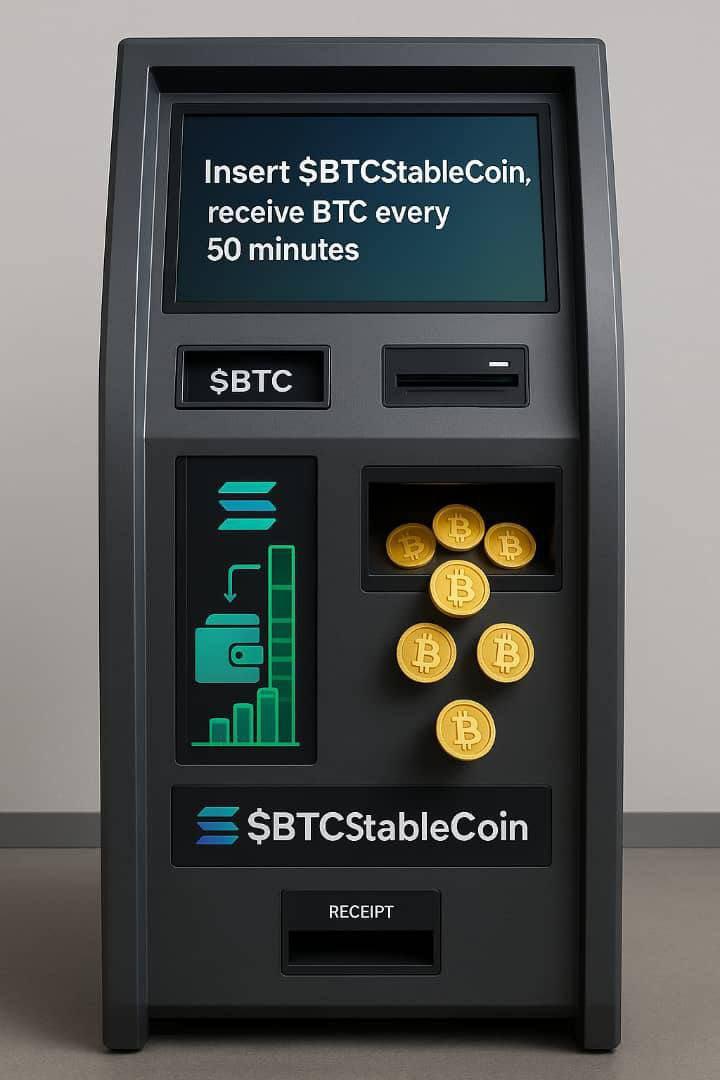 DITCH THE BANK, HOLD $BTCSTABLECOIN 🚀💰 Invest in Bitcoin and take control of your financial future! 
 8JU48ctbpGW2FDgLr97CujsmG6wKnFS3NgF5g4r2ihip

#Bitcoin #Btcstable  #DecentralizedFinance