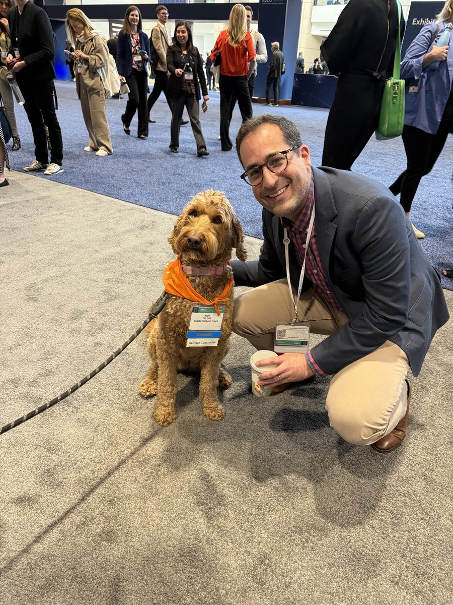 Did you know #sarcoma is common in dogs? Ruby had some great ideas for how to help her canine friends 🐶 #ASCO25