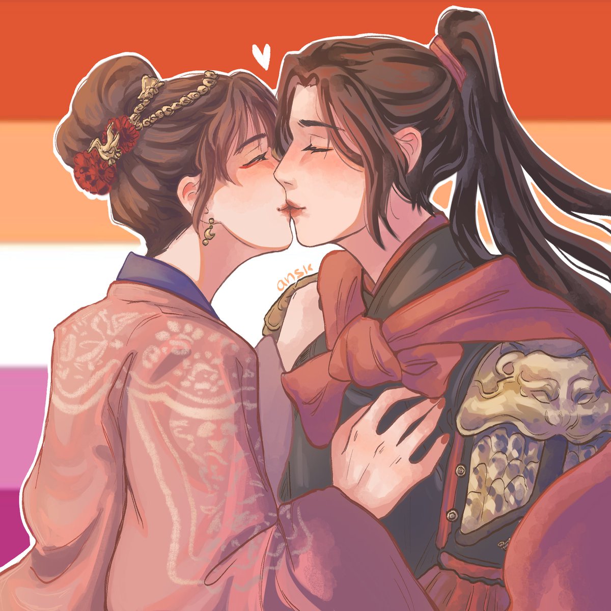 ansillen's tweet image. happy pride  #将进酒 #qihua