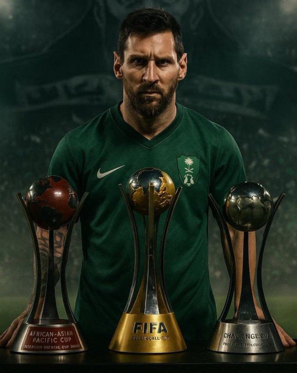 بطل النخبه و النادي اللي بيلعب ٣ بطولات قاريه بعد كم شهر يطالب بميسي .. 

الهلال بيجيب اوسيمين و برونو و ثيو و انزاغي و فوقها ميسي ؟ كذا كثير و الاهلي احق باللاعب منهم !

انصفوا الاهلي .. الاهلي عنده مشاركه قاريه و عالميه انصفوه .. انصفوا مشرف الوطن 
#messi_to_alahli2