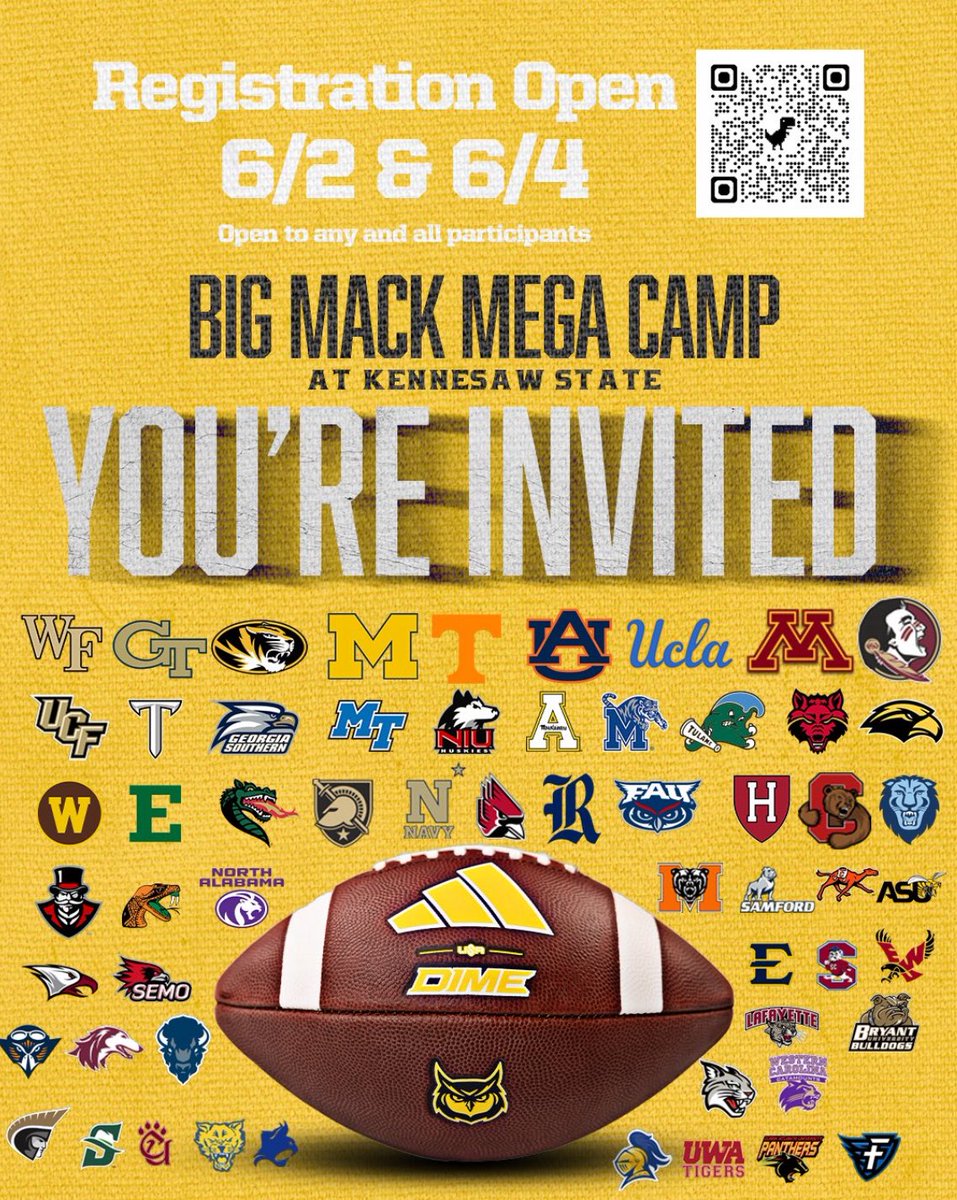 Tomorrow, Monday June 2nd I will be at <a href="/kennesawstfb/">Kennesaw State Football</a>!! Ready to show out and compete💯 Open to talking to all coaches who have interest.
