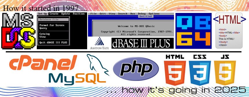 I recently finished a year-long migration from using dBase III/QBasic (how it started) to MySql/php (how it’s going) for player/team stats. It took a long time but it’s been fun solving ‘how to’ challenges along the way - a lot easier to update - same look, different back office