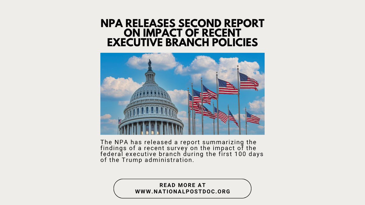 Here are the latest updates from the NPA! We encourage you to stay updated about our progress and initiatives that are making a difference. We greatly appreciate your continued support! 🔗 nationalpostdoc.org/news/ // #postdocs #postdocoffices #postdocassociations
