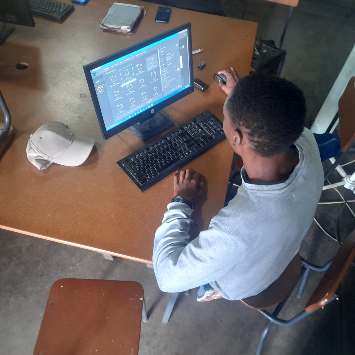 Meet Lawrence, a proud graduate of the Digital Skills for Youth (DS4Y) project. 
Lawrence's journey is a testament to the power of empowerment through digital skills. From uncertainty to achieving a distinction in graphics design, web development, and more.