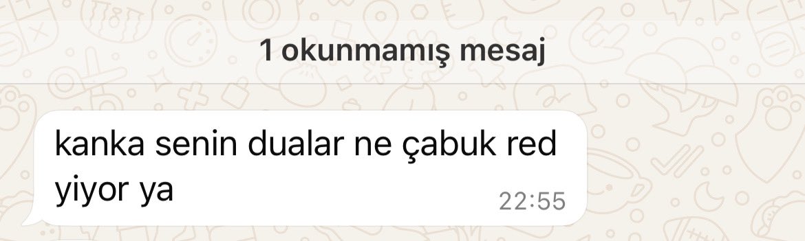 benim bahtsızlık seviyesi;