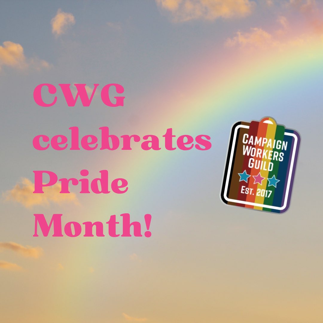 Happy Pride Month! We're so proud to represent &amp; protect LBGTQ+ workers year round. This month we'll be highlighting some of our articles around non-discrimination, access to gender affirming care, &amp; inclusion. Don’t forget to head to the link in our bio to get a CWG pride pin!