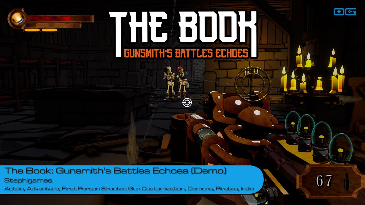 OverageGmngCom's tweet image. OG plays The Book: Gunsmith's Battles Echoes (Demo)!
youtube.com/watch?v=gckYAO…

Like &amp;amp; Sub!

@stephindiegames

#firstpersonshooter #guncustomization #demons #pirates #IndieGameTrends #IndieWatch #IndieDev #GameDev #IndieGameDev #IndieGame #IndieGames #Gameplay #letsplay #gaming