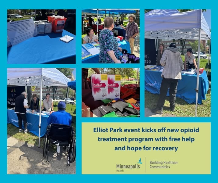 The Minneapolis Health Department launched a treatment program  on Thursday at the Elliot Park Drop-in Resource Day. It offers free Brixadi® shots—a long-lasting medicine that helps support recovery.
Learn more about the program:
minneapolismn.gov/.../2025/may/o…