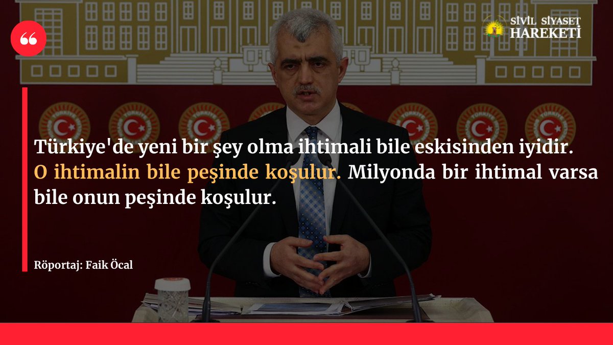Sivil Siyaset Hareketi (@sivilsiyaseth) on Twitter photo Sivil Siyaset Hareketi yazarlarından Faik Öcal'ın (<a href="/ocal_faik/">Faik Öcal</a>) DEM Parti Milletvekili Ömer Faruk Gergerlioğlu (<a href="/gergerliogluof/">Ömer Faruk Gergerlioğlu</a>) ile "PKK’nın silah bırakma çağrısı ve siyasi yansımaları kapsamında" gerçekleştirdiği röportajı dikkatlerinize sunarız.
sivilsiyasethareketi.com/haber-icerik-g… Sivil Siyaset Hareketi yazarlarından Faik Öcal'ın (<a href="/ocal_faik/">Faik Öcal</a>) DEM Parti Milletvekili Ömer Faruk Gergerlioğlu (<a href="/gergerliogluof/">Ömer Faruk Gergerlioğlu</a>) ile "PKK’nın silah bırakma çağrısı ve siyasi yansımaları kapsamında" gerçekleştirdiği röportajı dikkatlerinize sunarız.
sivilsiyasethareketi.com/haber-icerik-g…