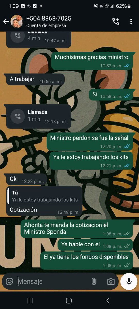 🚨 AVISO IMPORTANTE 🚨

Terceros se encuentran usurpando mi identidad, con un número de teléfono que NO es mío, para estafar o hacer solicitudes falsas. Aclaro que no soy yo, ni he autorizado  a nadie para hacerlo.

⚠️ ¡No se deje engañar! Ignoren y reporten cualquier mensaje