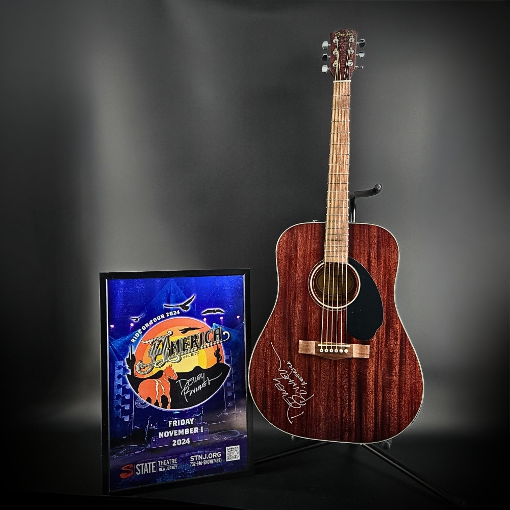 Feel the Music, Make a Difference. Autographed guitars from Don McClean, America's Dewey Bunnell, &amp; more await YOU in our Signature Silent Auction! Every bid brings us closer to providing affordable arts programs. Auction ends June 7 at 10:30pm! 32auctions.com/STNJ2025Gala