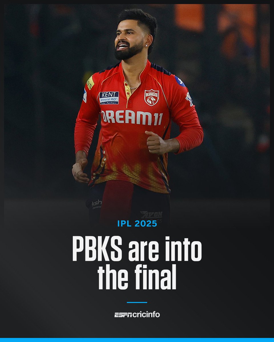 ESPNcricinfo (@espncricinfo) on Twitter photo PUNJAB KINGS ARE IN THE FINAL! PUNJAB KINGS ARE IN THE FINAL!
