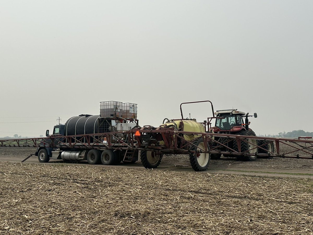 Freshly fab spray truck! Few more ideas to make it better when we get a slow down, but couldn’t be happier with how it turned out and sped up my spraying!