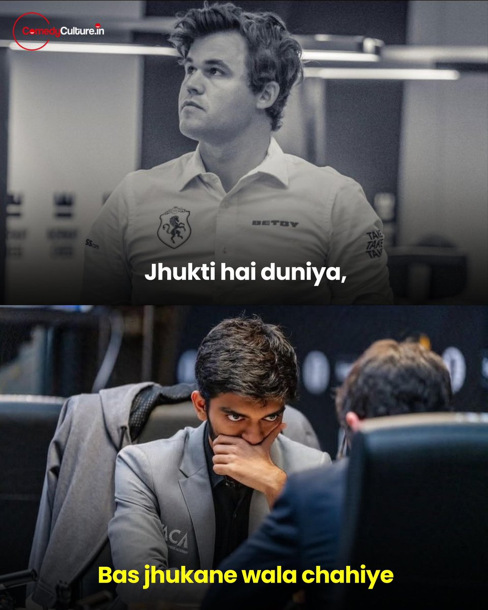 ComedycultureIn's tweet image. Grandmaster Gukesh👑🗿
#chesschamp #gukesh