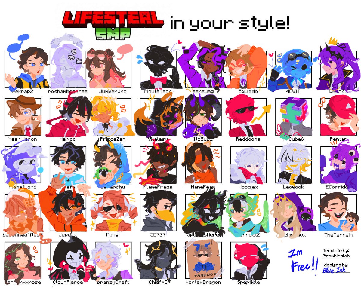 _Blue_Ink's tweet image. I&apos;VE ACTUALLY FINISHED IT

#lifestealfanart #lifestealsmp