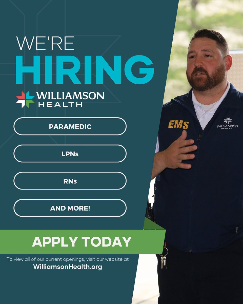 Looking for your next opportunity? Join our team and be part of something great! 🚀

✅ Competitive pay
✅ Great team culture
✅ Excellent benefits package

Be sure to check out our open positions — we can’t wait to meet you!

▶️ bit.ly/3YNw0ci