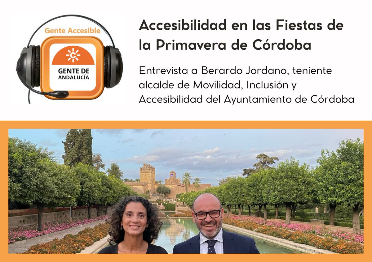 Córdoba avanza hacia unas fiestas de primavera más accesibles. Casetas adaptadas, patios accesibles, chalecos vibratorios y más. Escucha la entrevista #FeriaAccesible #CórdobaInclusiva #AccesibilidadUniversal
canalsur.es/multimedia.htm…