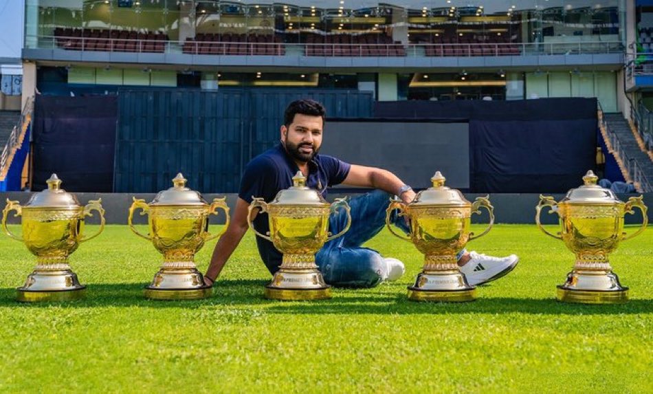 5 trophies in 8 seasons 
Never lost a match while defending 200+ <a href="/ImRo45/">Rohit Sharma</a> 🙇

#MIvsPBKS