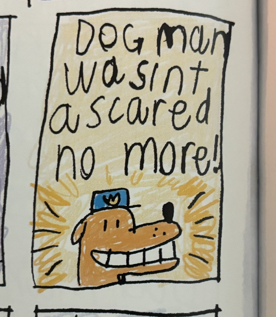 Reading George’s bad spelling and grammar along with Harold’s dumb little drawings is actually cracking me up