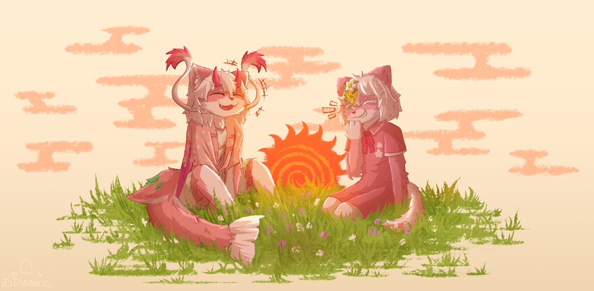 🌺Echo Of A Summer☀️

Happy start of the summer!!
🐟

#furryart #kemono