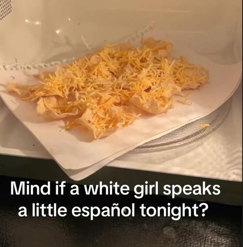 My future wife and mother of my children is out there right now eating this for dinner