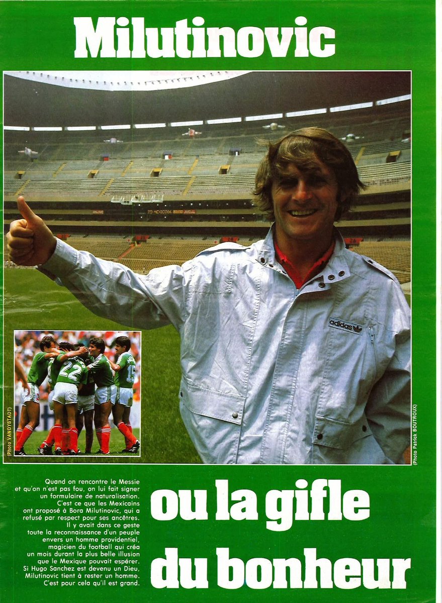 #BoraMilutinović coach of #Mexico 
#wc1986
