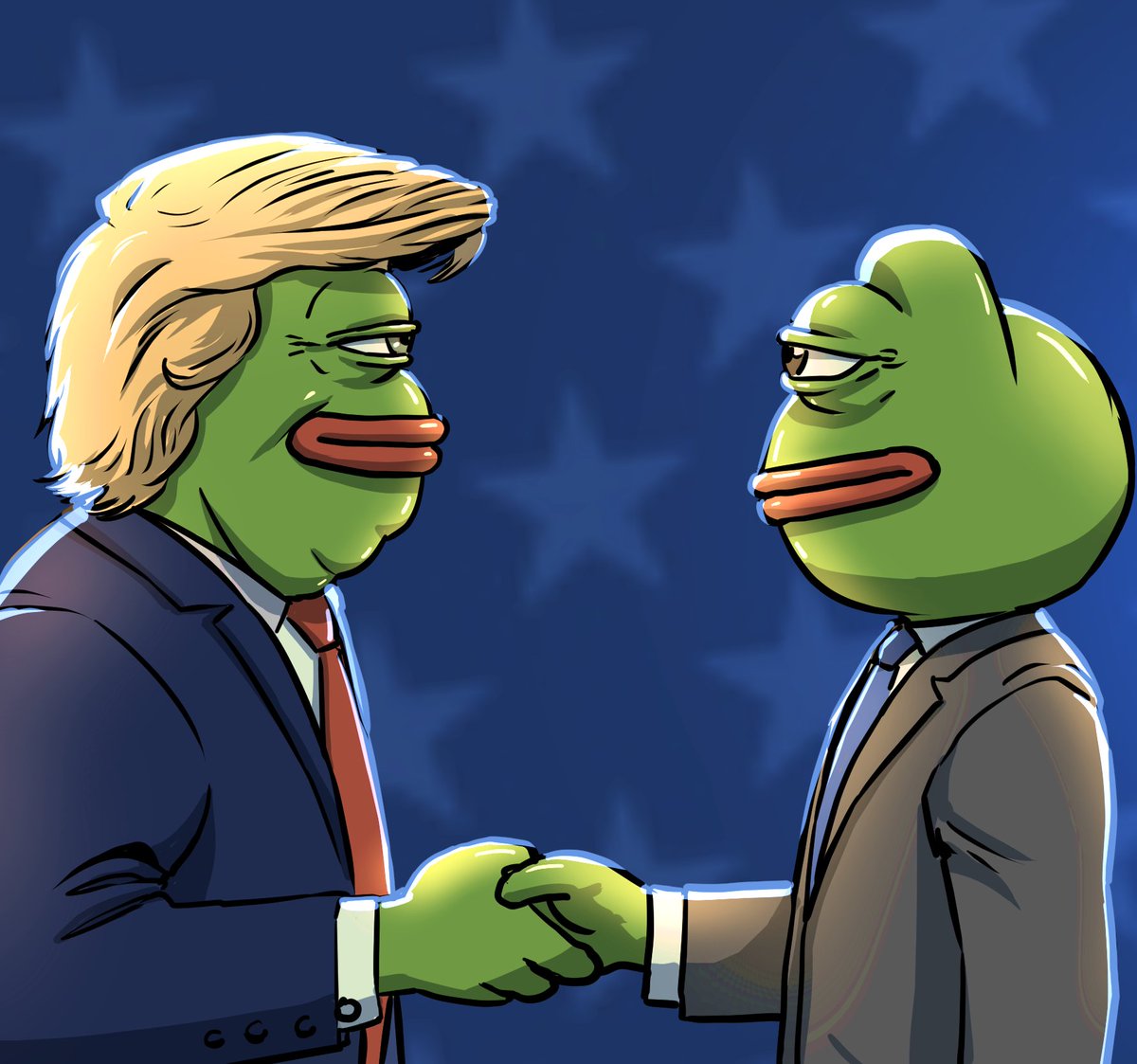 $PEPE is my ally in the great battle of frog memes 🐸📈

Together, we’re making waves because 2025 is officially the Year of the Frog!

Get ready, we will be with you in good and bad times!

$PEGA = $PEPE + $MAGA

#MEGA #MAGA #memecoin #FROGARMY 💚