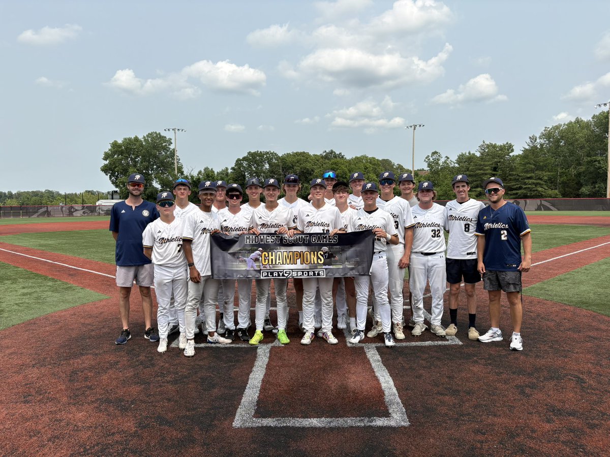 Congratulations to the Inevitable A's 17u National for taking home the gold in the #MidwestScoutGames 17/18u division! <a href="/NickHerrinsAs/">Inevitable A’s</a> 
#Play9WithUs