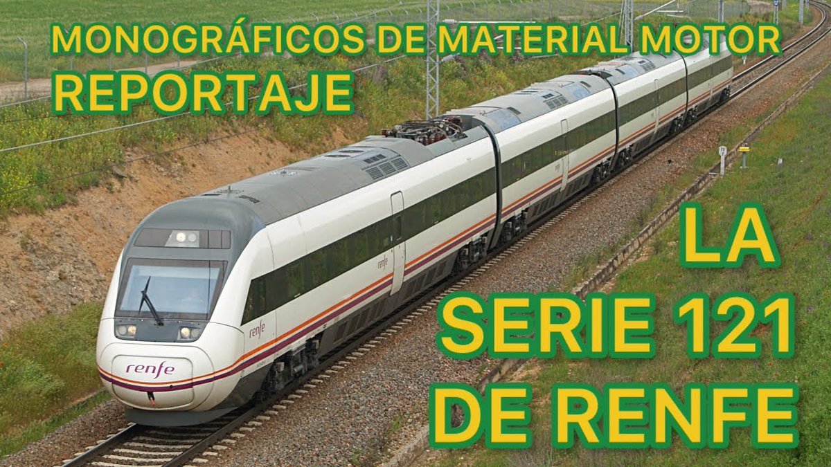 Los TRENES de Alta Velocidad de la serie 121 de RENFE FERROCARRIL de España CAF Alvia Avant MMM04
youtu.be/j4FF4IDXkxw