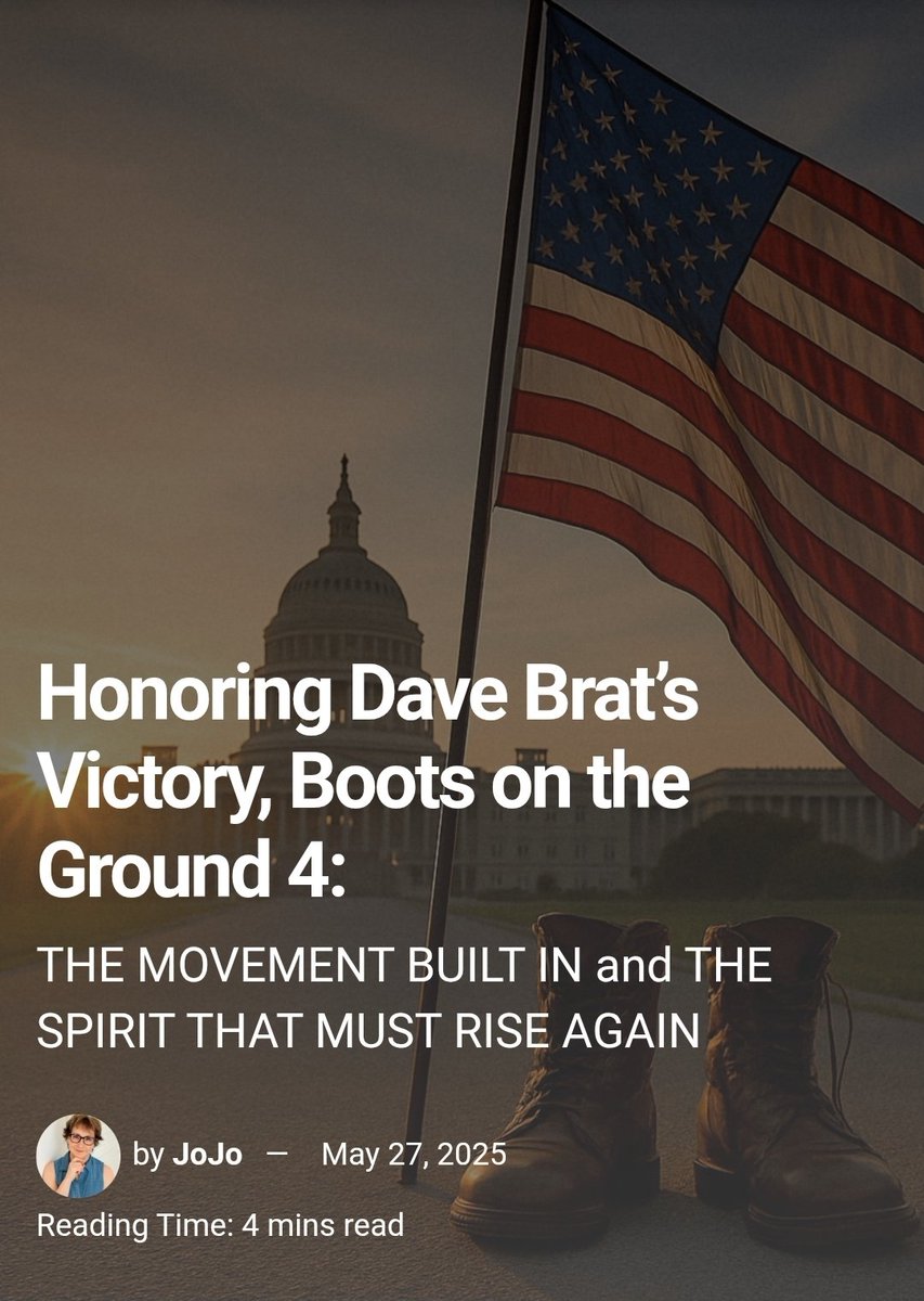 🇺🇸From Dave Brat’s breakthrough to the Posse’s march—this movement must bring the thunder.
🥾Boots on the ground. Let's feel that thunder!
gettr.com/post/p3liqa69a…