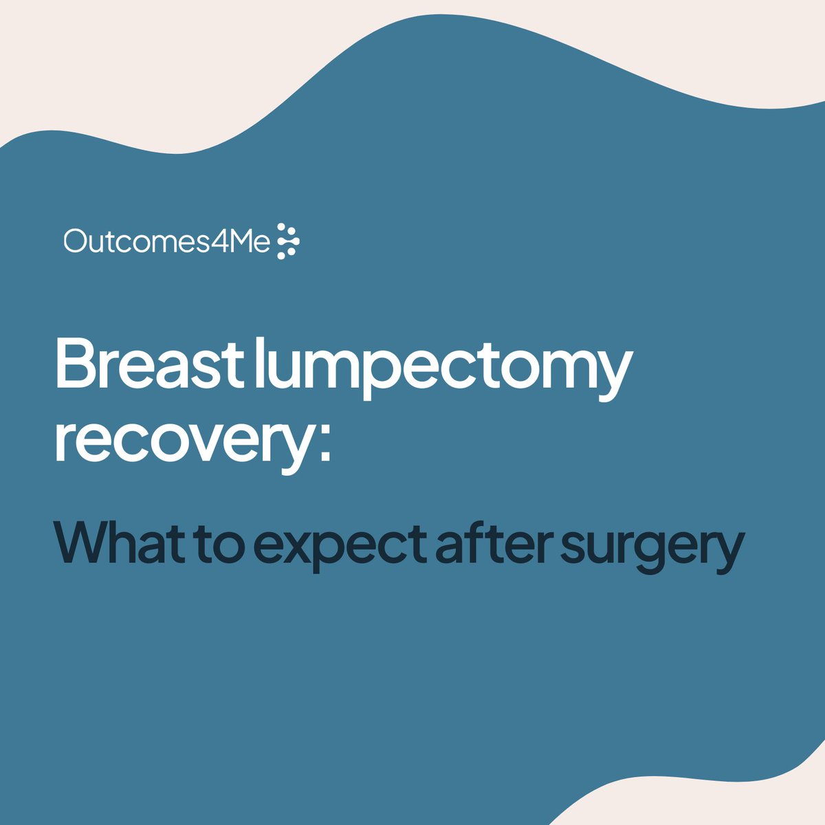 outcomes4me's tweet image. What's a #lumpetecomy & what does recovery look like? Learn more about this procedure in our recent blog 👉 bit.ly/3SGKaek
#breastcancer #breastcancersupport #digitalhealth #patientnavigation