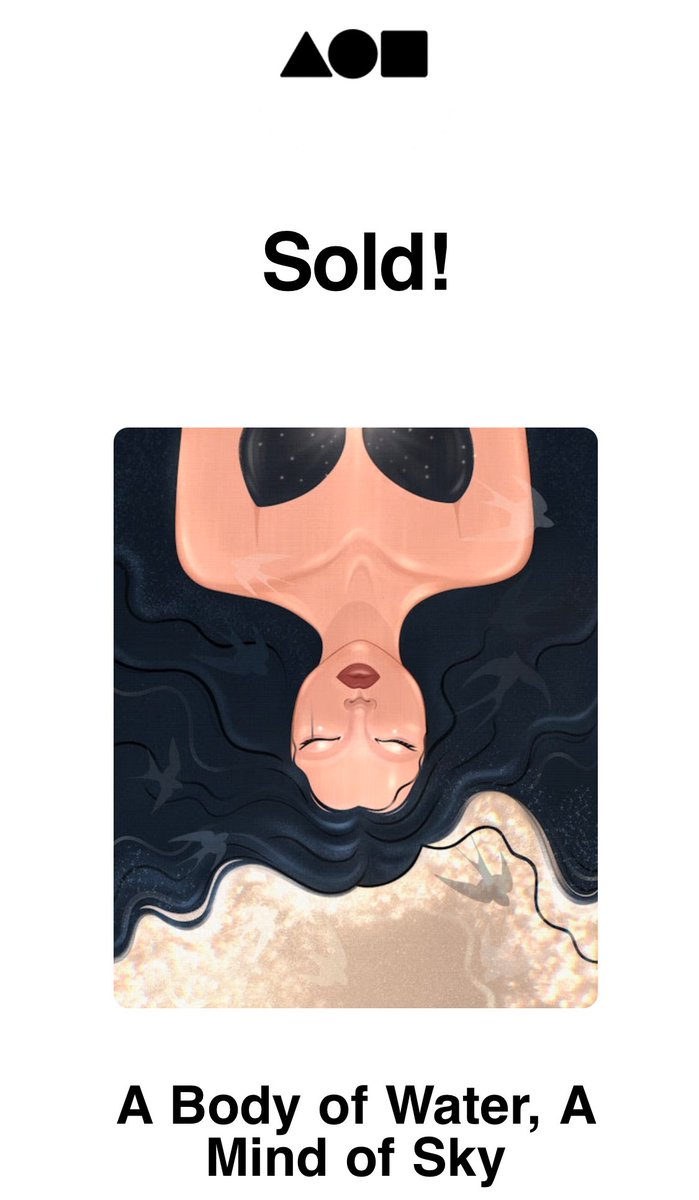 kosar Amiri ๐๐ฉท (@kosaramiri_eth) on Twitter photo โ Sold โ
โA Body of Water, A Mind of Skyโ collected by <a href="/888InnerCircle/">888 Inner Circle</a>
Thank you !
Beyond grateful that this art and story spoke to you
๐๐๐
Sheโs not just in the ocean she is the ocean.
A spirit beyond limits. Quiet, calm, and free.
Her freedom lives between the waves โ Sold โ
โA Body of Water, A Mind of Skyโ collected by <a href="/888InnerCircle/">888 Inner Circle</a>
Thank you !
Beyond grateful that this art and story spoke to you
๐๐๐
Sheโs not just in the ocean she is the ocean.
A spirit beyond limits. Quiet, calm, and free.
Her freedom lives between the waves