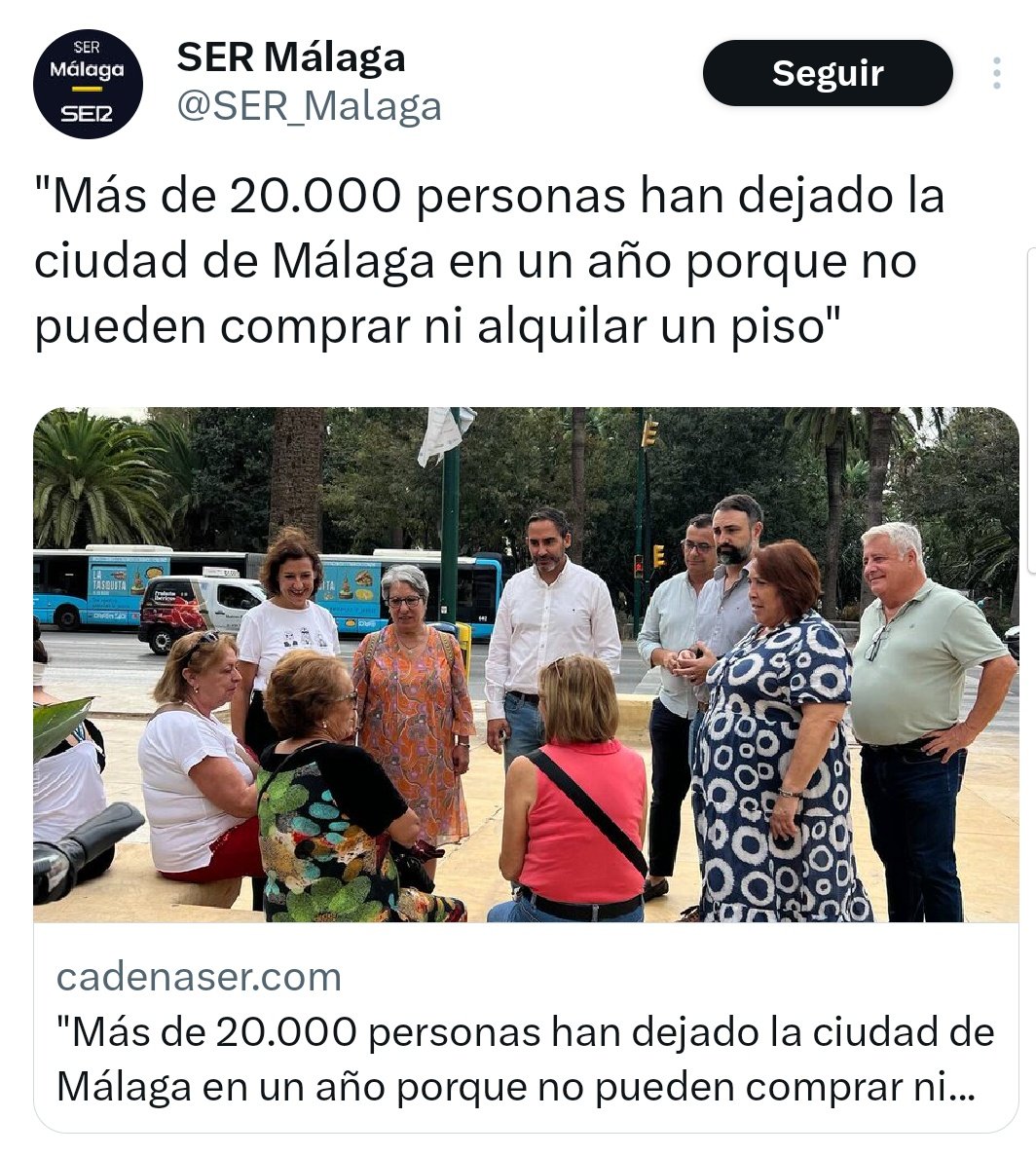 Soy el 20.001 porque en unos meses ya no estaré en Málaga ya que he pedido destino en otra ciudad de España , donde si puedo permitirme con mi sueldo tener una casa.....