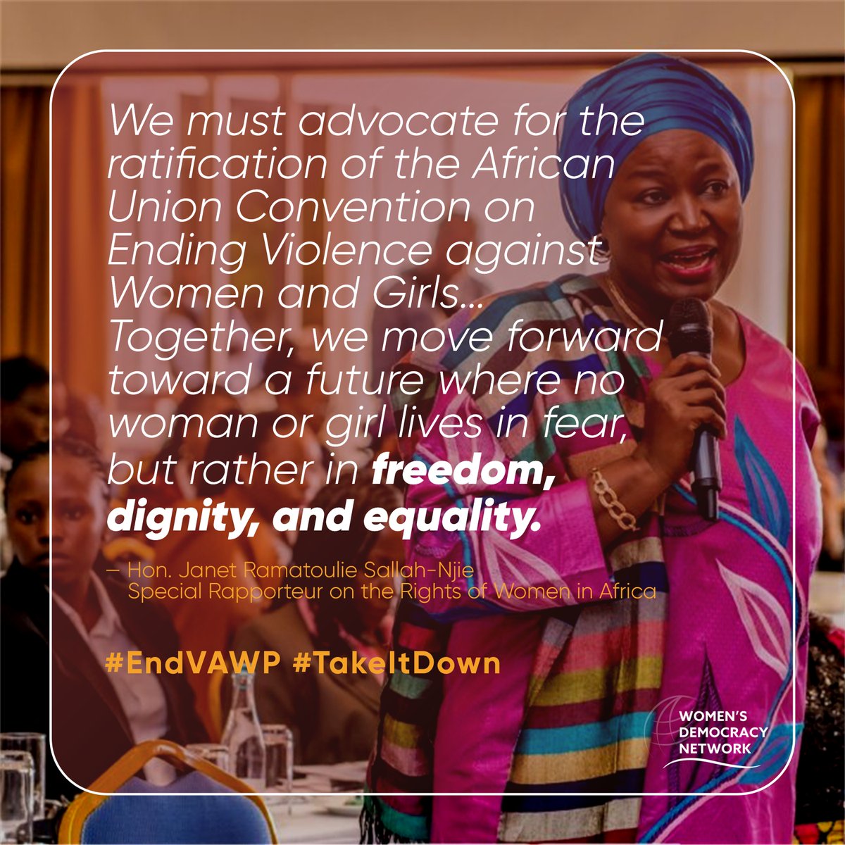 WDN (@wdn) on Twitter photo DID YOU KNOW? 📃 <a href="/achpr_cadhp/">African Commission on Human and Peoples' Rights</a> adopted a landmark convention to #EndVAWG, paving the way for stronger protections & support systems across Africa. Now it’s time for countries to ratify it – turn these commitments into real change! #EndVAWP #TakeItDown ✊ au.int/en/aucevawg DID YOU KNOW? 📃 <a href="/achpr_cadhp/">African Commission on Human and Peoples' Rights</a> adopted a landmark convention to #EndVAWG, paving the way for stronger protections & support systems across Africa. Now it’s time for countries to ratify it – turn these commitments into real change! #EndVAWP #TakeItDown ✊ au.int/en/aucevawg