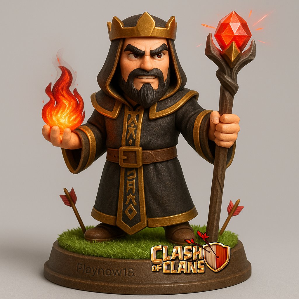 The Real Wizard for Clash of Clans
<a href="/ClashofClans/">Clash of Clans</a> #Clashofclans