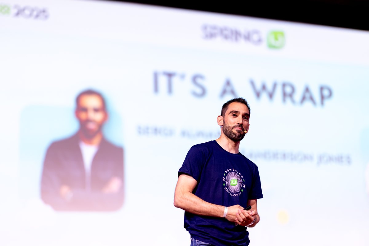 sergialmar's tweet image. It usually takes me a week to decompress after @spring_io, maybe more as I get older 😅
Spring I/O has exceeded my expectations one more year. Every session, every hallway chat, every spontaneous moment reminded me why this community is so special.