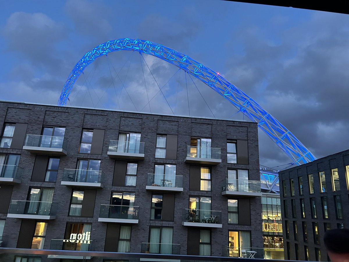 Wembley is blue #oafc