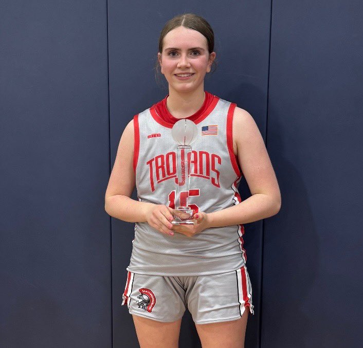 Believe in yourself. Talented G 2031 Ella Trout from Ohio goes to Centerburg Middle School and plays for Buckeye State Blast. This agile swingman is skilled and big enough to play as a forward. Be on the look out for her at camps and tournaments near you. 
MiddleSchoolElite.com