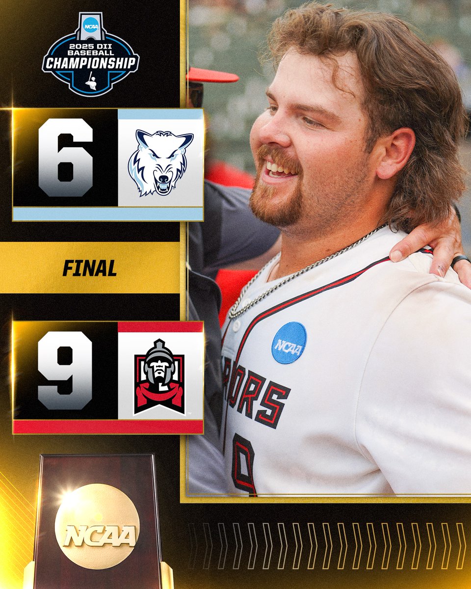 NCAA Division II (@ncaadii) on Twitter photo WALK-OFF GRAND SLAM ๐คฏ๐คฏ
<a href="/ESU_Baseball/">ESU Baseball</a> WALKS IT OFF IN THE 9TH WITH A GRAND SLAM TO KEEP THEIR SEASON ALIVEโผ๏ธ
#D2BSB | #MakeItYours WALK-OFF GRAND SLAM ๐คฏ๐คฏ
<a href="/ESU_Baseball/">ESU Baseball</a> WALKS IT OFF IN THE 9TH WITH A GRAND SLAM TO KEEP THEIR SEASON ALIVEโผ๏ธ
#D2BSB | #MakeItYours