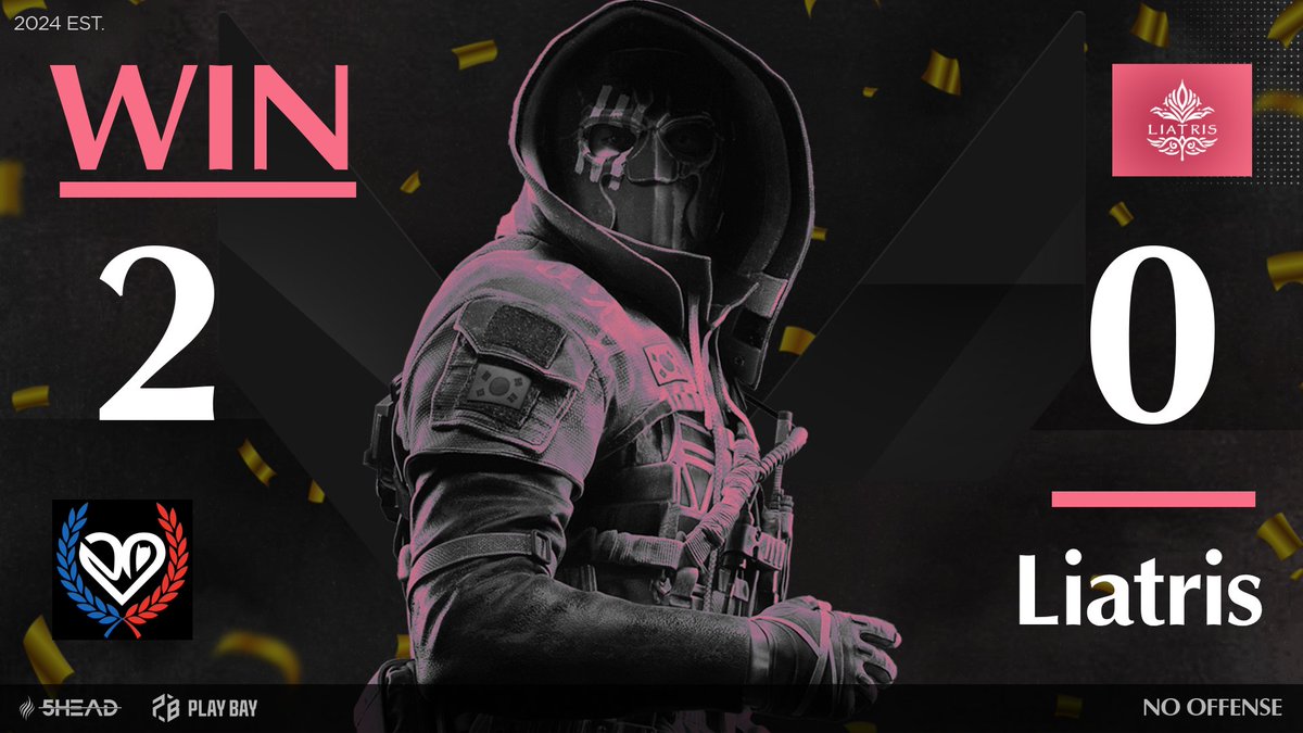 NO Offense (@nofatw) on Twitter photo Unser <a href="/Wars_Teams/">๐๐๐ซ๐_๐๐๐
</a> gewinnt ebenfalls heute ihr Match mit 2:0.๐ซก
GGWP <a href="/liatrisgaming/">Liatris Gaming</a>
๐บ๏ธ:
Consulate: 8:7 OT Win
Clubhaus: 8:6 OT Win
๐ <a href="/Mzjiin/">โู</a>
๐ฎ <a href="/Gxldiesss/">๐</a>
๐ฎ <a href="/Pligz_/">๐ซ๐๐พ๐๐</a>
๐ฎ <a href="/Zeyrinho/">ZeY.๐ซ๐ท๐</a>
๐ฎ <a href="/Hxrfy94/">AรSSA</a> Unser <a href="/Wars_Teams/">๐๐๐ซ๐_๐๐๐
</a> gewinnt ebenfalls heute ihr Match mit 2:0.๐ซก
GGWP <a href="/liatrisgaming/">Liatris Gaming</a>
๐บ๏ธ:
Consulate: 8:7 OT Win
Clubhaus: 8:6 OT Win
๐ <a href="/Mzjiin/">โู</a>
๐ฎ <a href="/Gxldiesss/">๐</a>
๐ฎ <a href="/Pligz_/">๐ซ๐๐พ๐๐</a>
๐ฎ <a href="/Zeyrinho/">ZeY.๐ซ๐ท๐</a>
๐ฎ <a href="/Hxrfy94/">AรSSA</a>