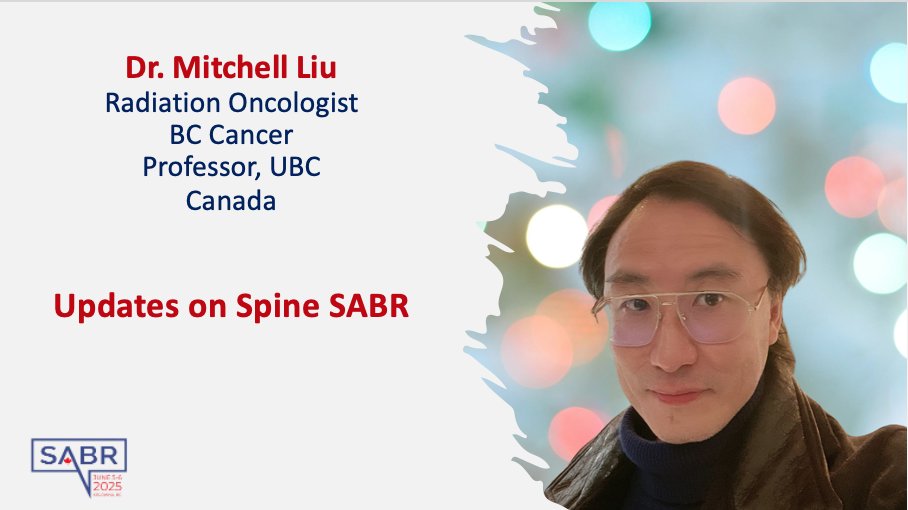 SABR Canada (@sabrcanada) on Twitter photo Our #SABRCAN25 H&N and Spine Speakers!
Friday June 6 2025
<a href="/HoudaBahig/">Houda Bahig, MD PhD</a> <a href="/chumontreal/">CHUM</a> - Unleashing the Potential of SBRT for Head and Neck Cancer
Dr. Mitchell LIu <a href="/UBC/">University of British Columbia</a> - Updates on Spine SABR Our #SABRCAN25 H&N and Spine Speakers!
Friday June 6 2025
<a href="/HoudaBahig/">Houda Bahig, MD PhD</a> <a href="/chumontreal/">CHUM</a> - Unleashing the Potential of SBRT for Head and Neck Cancer
Dr. Mitchell LIu <a href="/UBC/">University of British Columbia</a> - Updates on Spine SABR