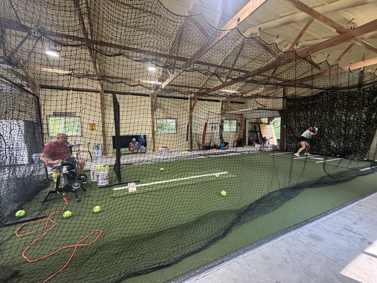 There’s nothing better than crushing it at the bomb factory while watching every thrilling moment of the Women’s College World Series. Living the dream and watching the best do the same! 💣
<a href="/Aces_SoftballKC/">Aces Softball</a> 
<a href="/STayTaylor18/">Taylor Taylor</a>